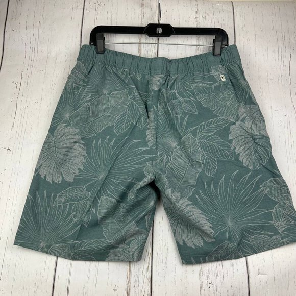 Link‎ Soul Golf Large Tempus Fugit Printed Shorts Green Men New - Picture 5 of 11